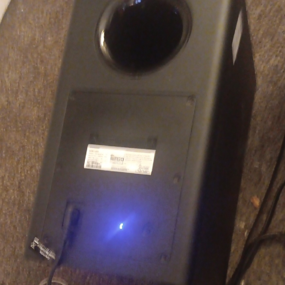 Black Subwoofer Speaker